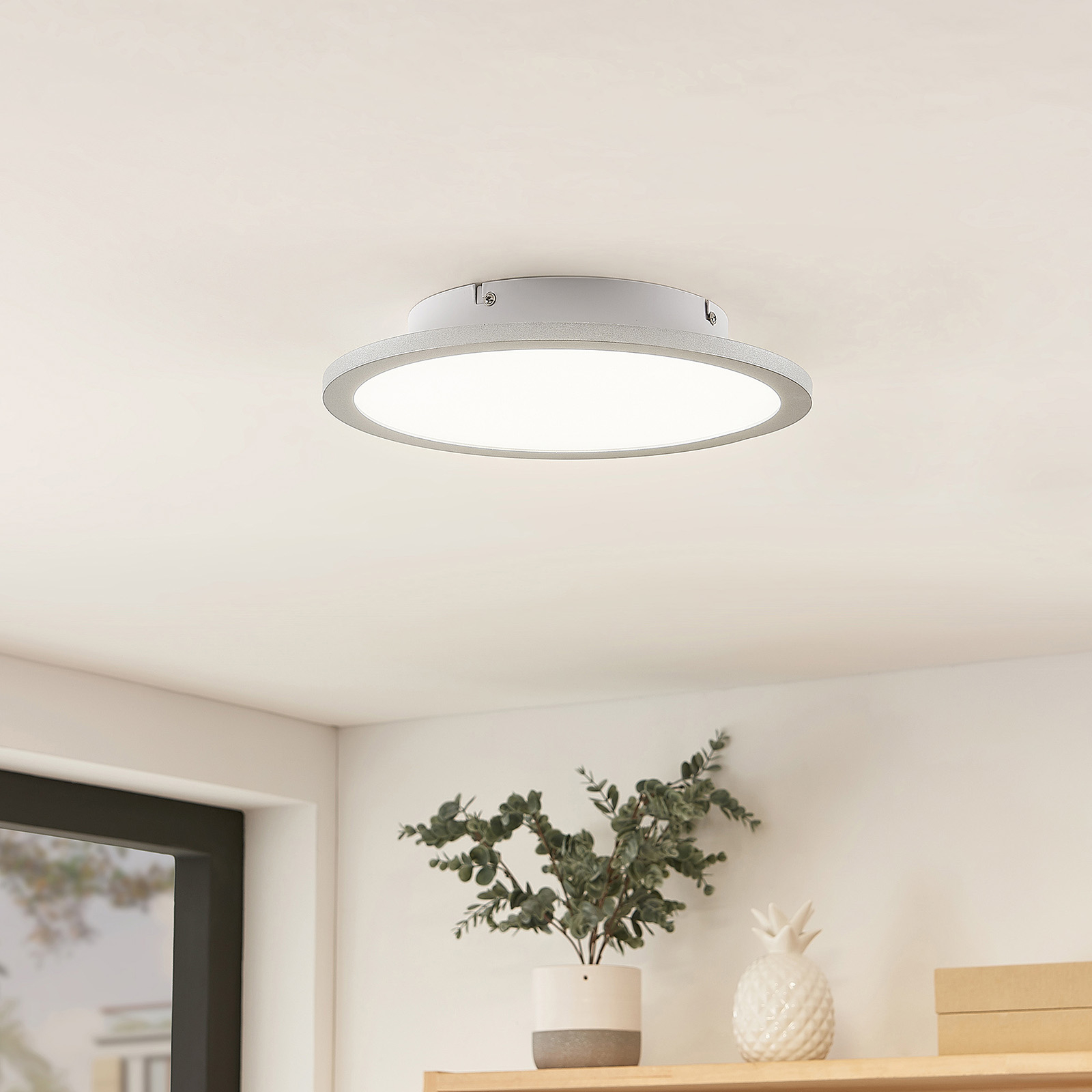 Lindby Narima -LED-kattovalo, 4 000 K, Ø 30 cm
