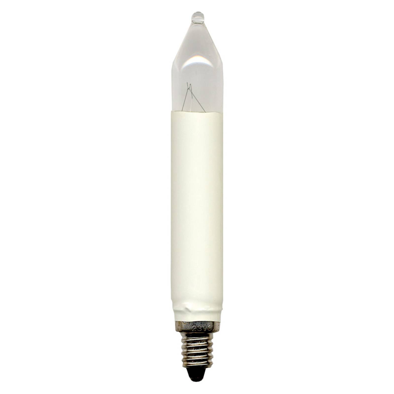 Vaihtolamppu E10 3W 34V 2 kpl/pakkaus 10cm, Ø1,5cm