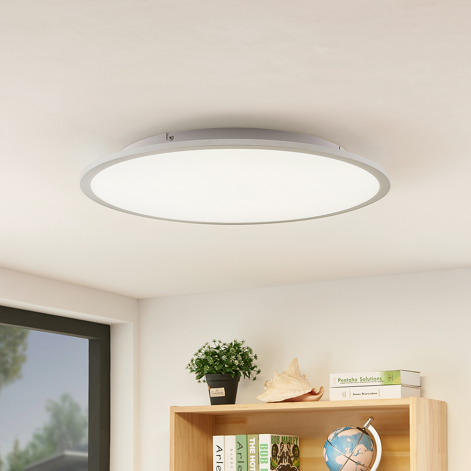 Lindby Narima -LED-kattovalo, 4 000 K, Ø 60 cm