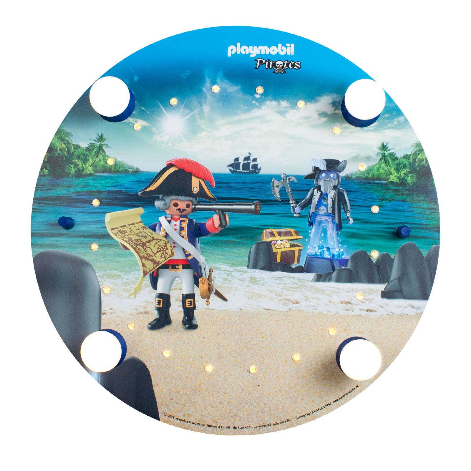 Kattovalaisin PLAYMOBIL Pirates, pyöreä