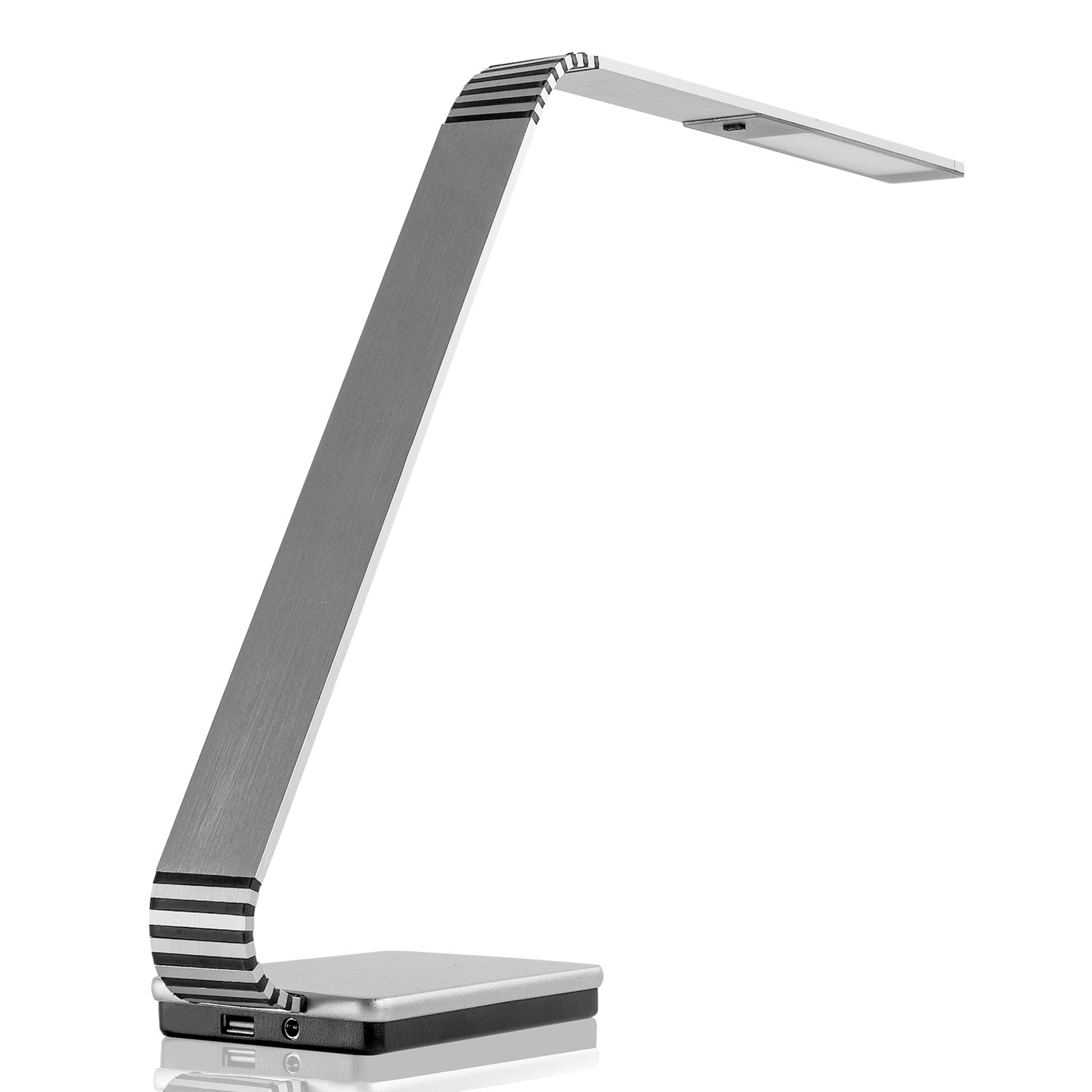 TRAE Maze Z LED-työpöytälamppu, 4 000 K alumiini