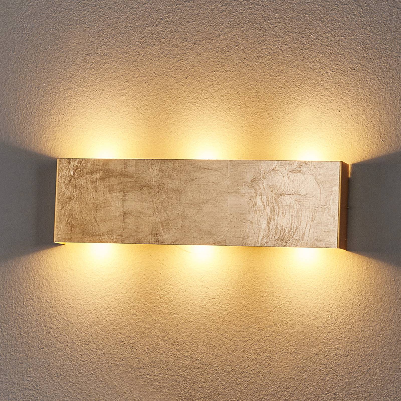 Himmennettävä LED seinävalaisin Maja, ant. kulta
