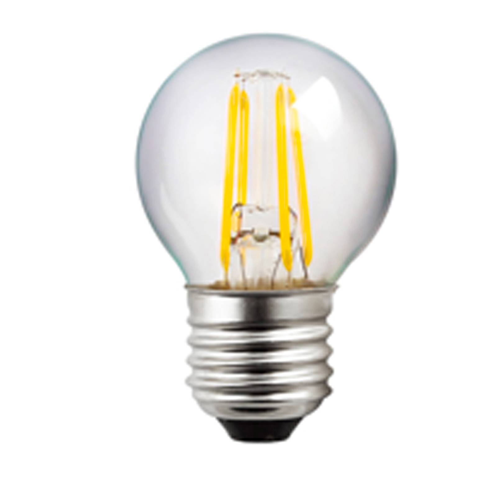 LED-lamppu E27 G45 4W Filament kirkas 827