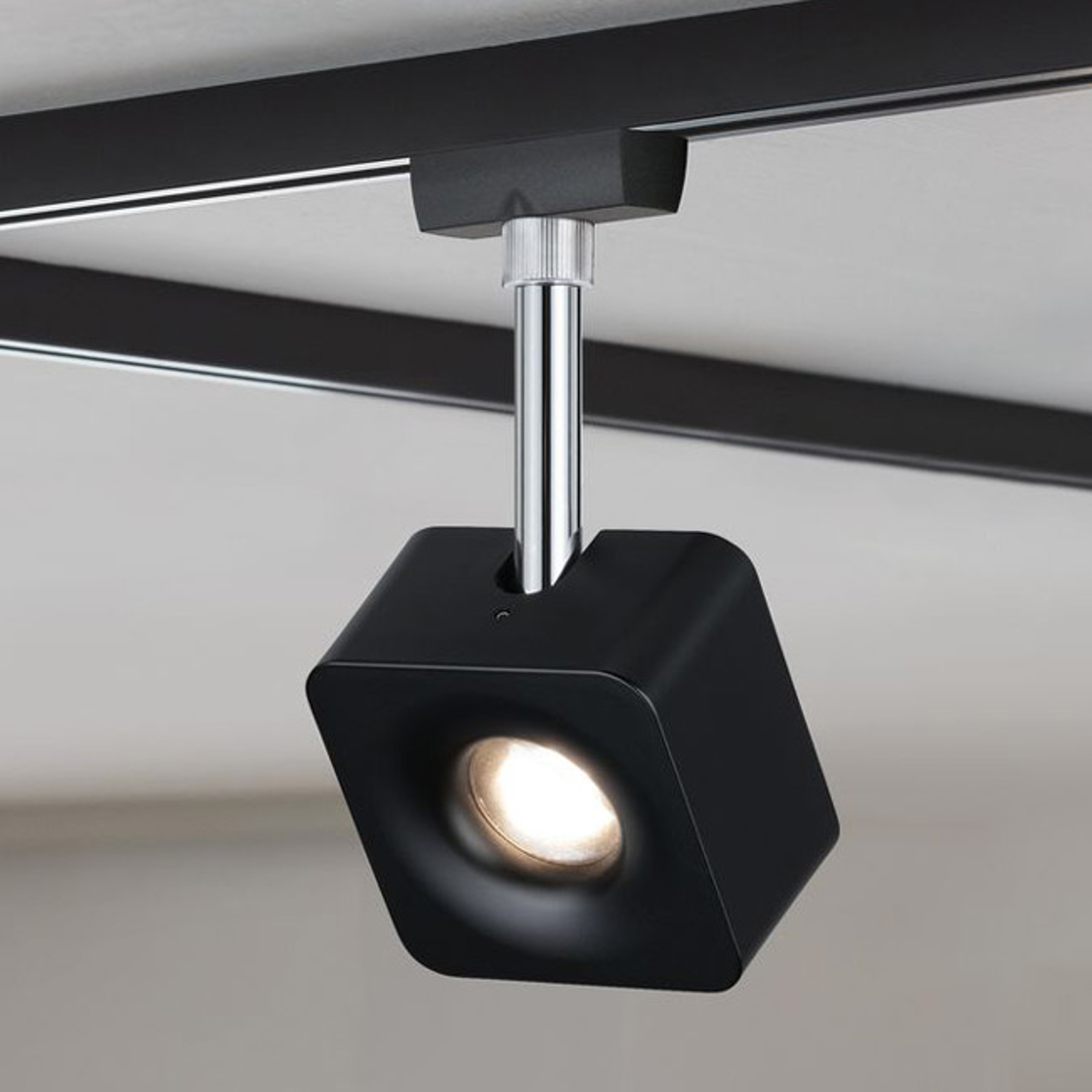 Paulmann URail Spot Cube, musta 2 700 K