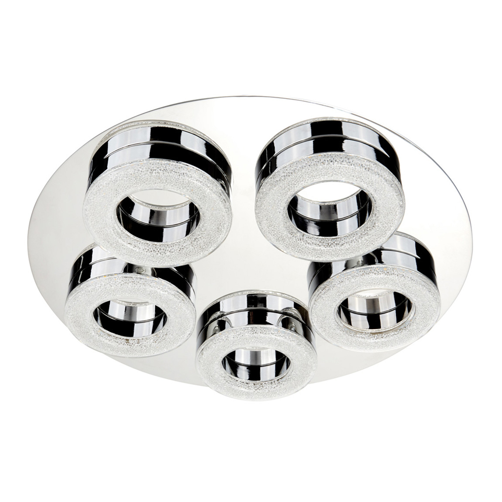 LED-kattovalaisin Caris, viisilamppuinen