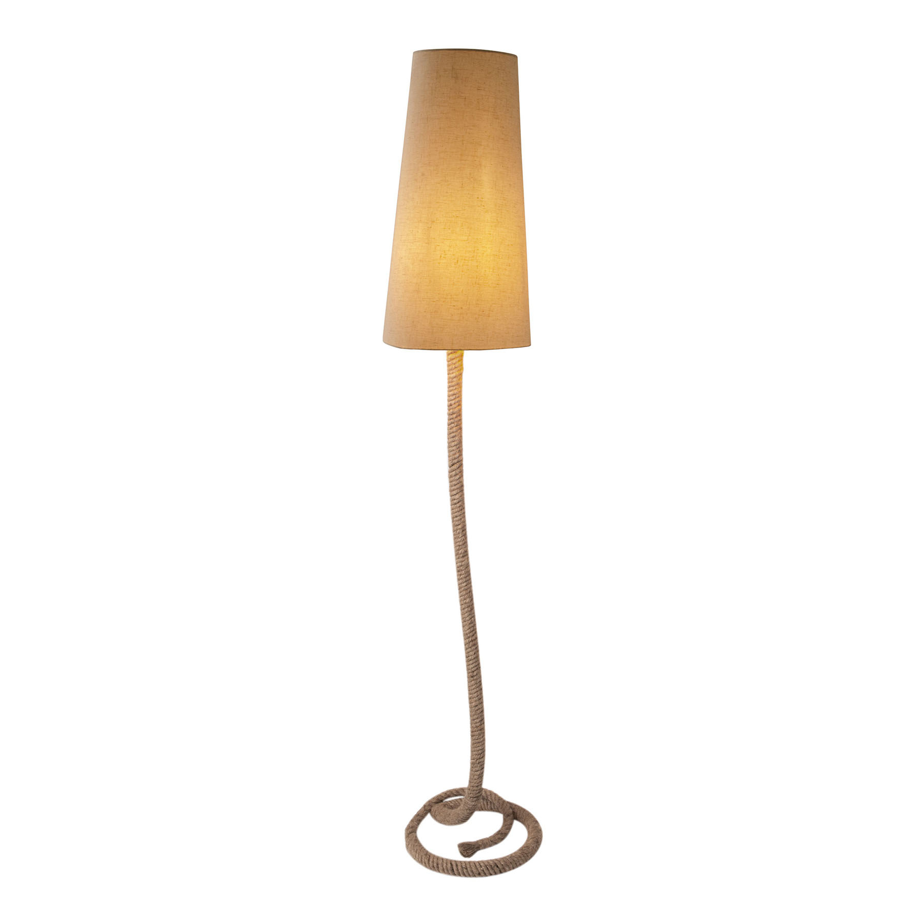 Lattiavalo Rope, tekstiilivarjost, Ø 27cm, 150 cm