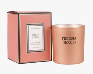Freesia Neroli metallic tuoksukynttilä roosa