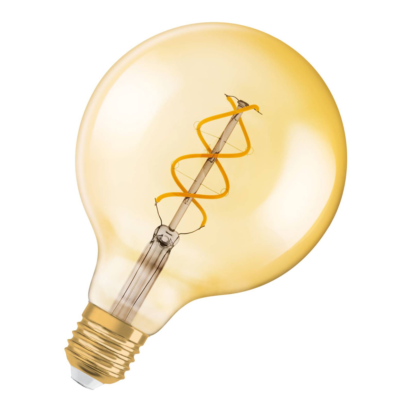 OSRAM-LED-lamppu E27 5W 2 000 K Vintage Globe gold