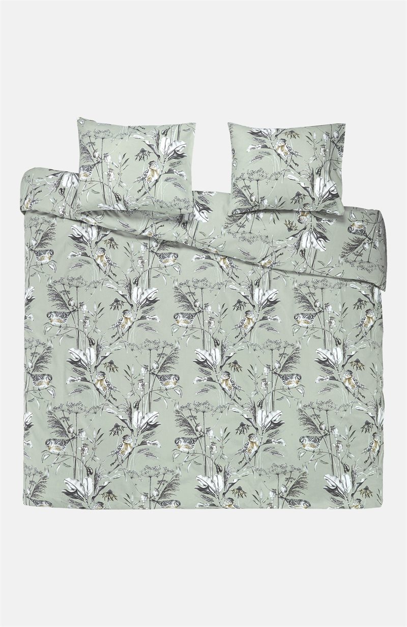 Kingsize-pussilakanasetti Eternity linnut/lehdet