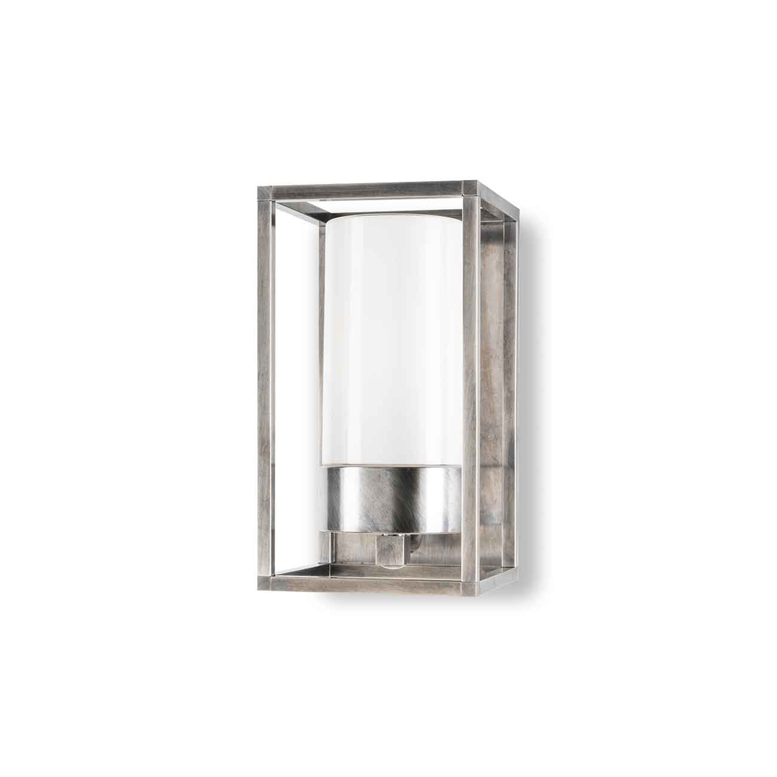 Ulkoseinälamppu Cubic³ 3365 antiikkinikkeli/opaali