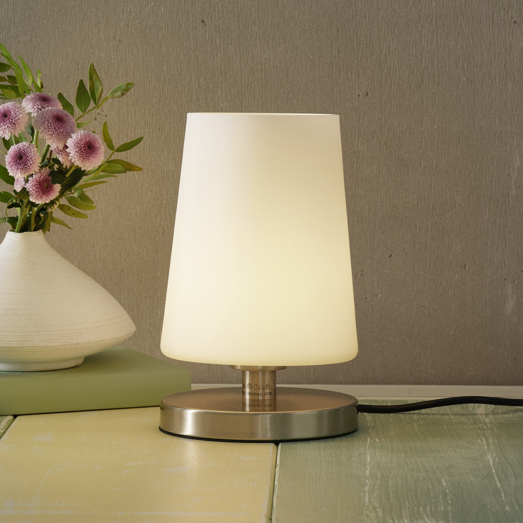LED-yölamppu Sonja kosketushimmentimellä