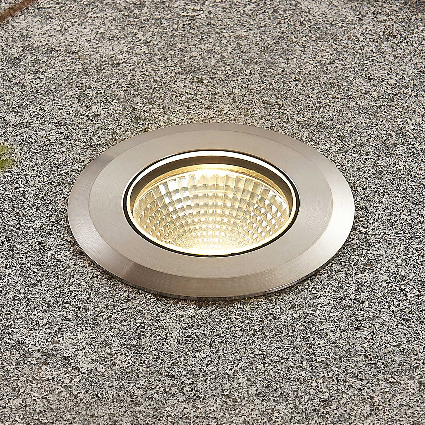 LED-lattiauppovalaisin Sulea, IP67, pyöreä