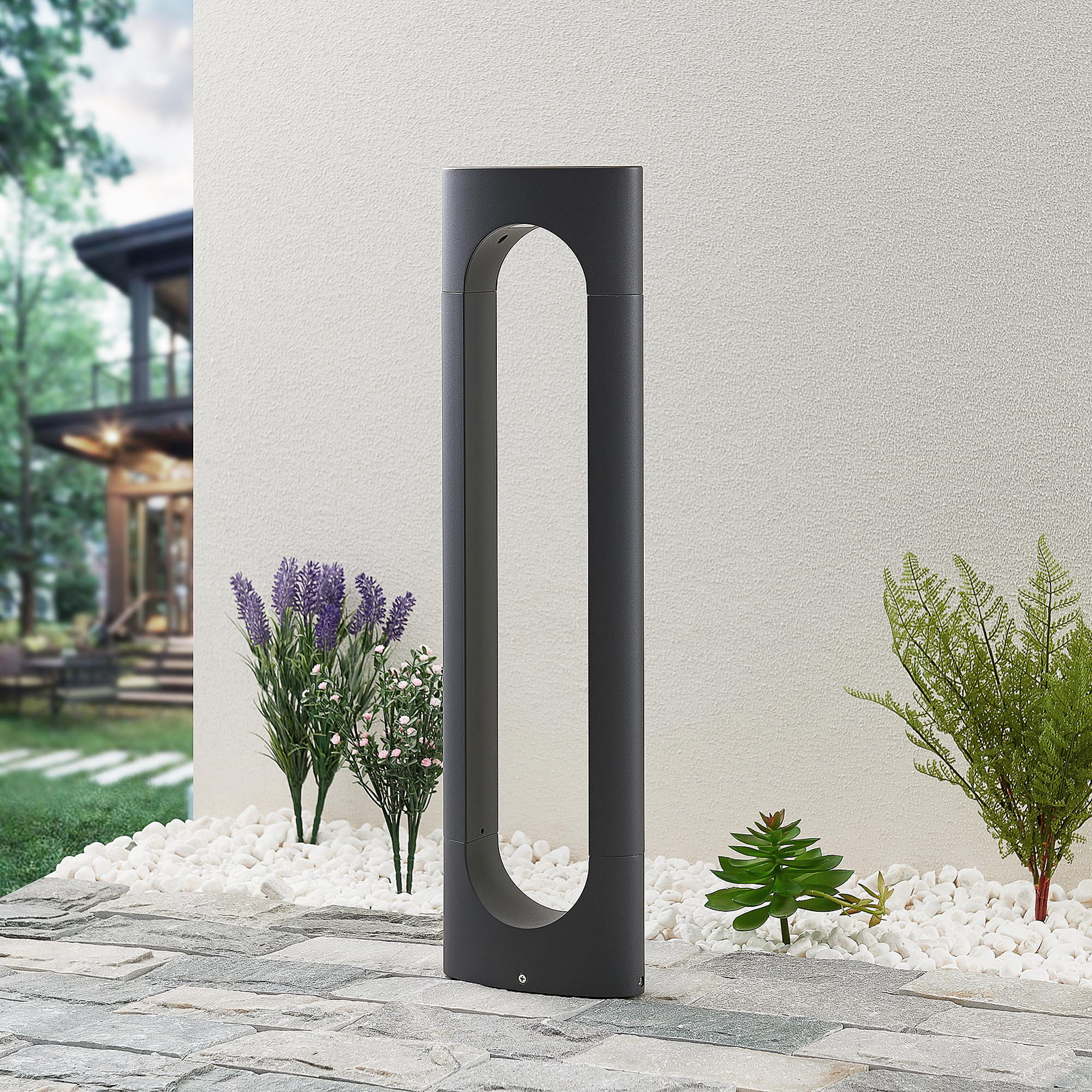 Lucande Fenti -LED-pylväsvalaisin, 65 cm