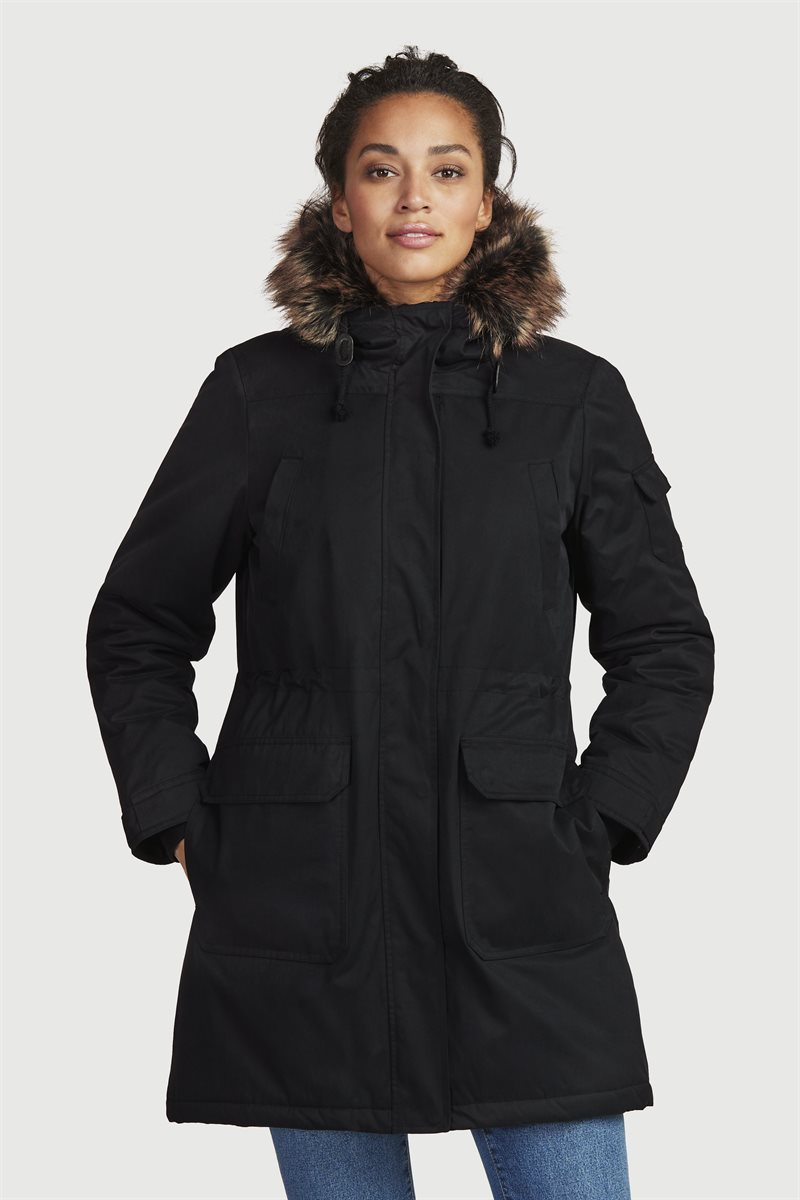 Vuorattu, vettähylkivä parka