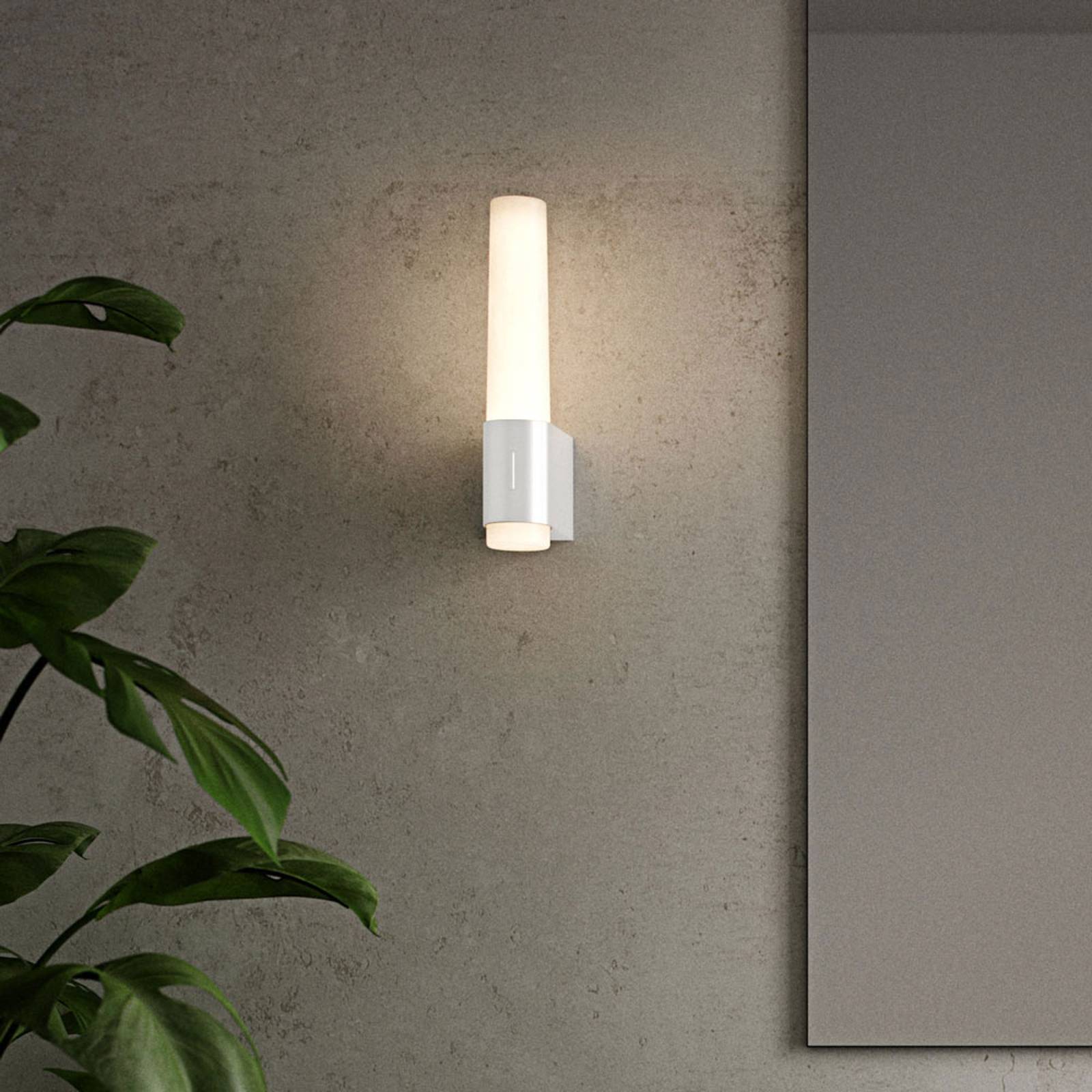 Kylpyhuoneen LED-seinälamppu Helva Night valkoinen