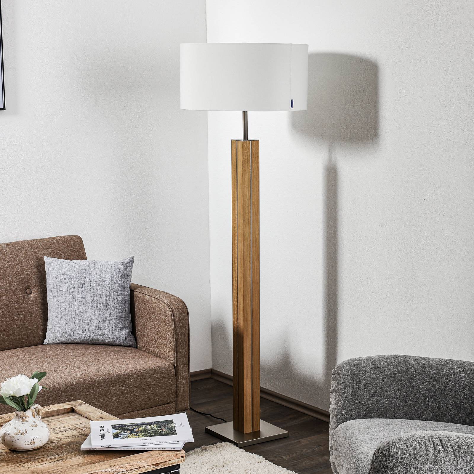 HerzBlut Dana -lattiavalo, luonnontammi, valkoinen