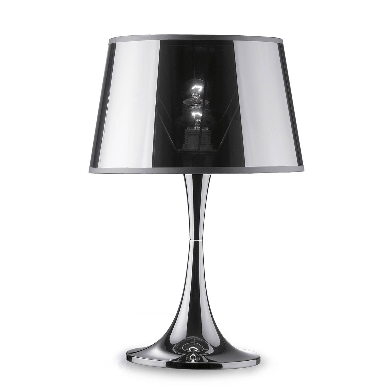 Pöytävalaisin London Cromo korkeus 48,5 cm