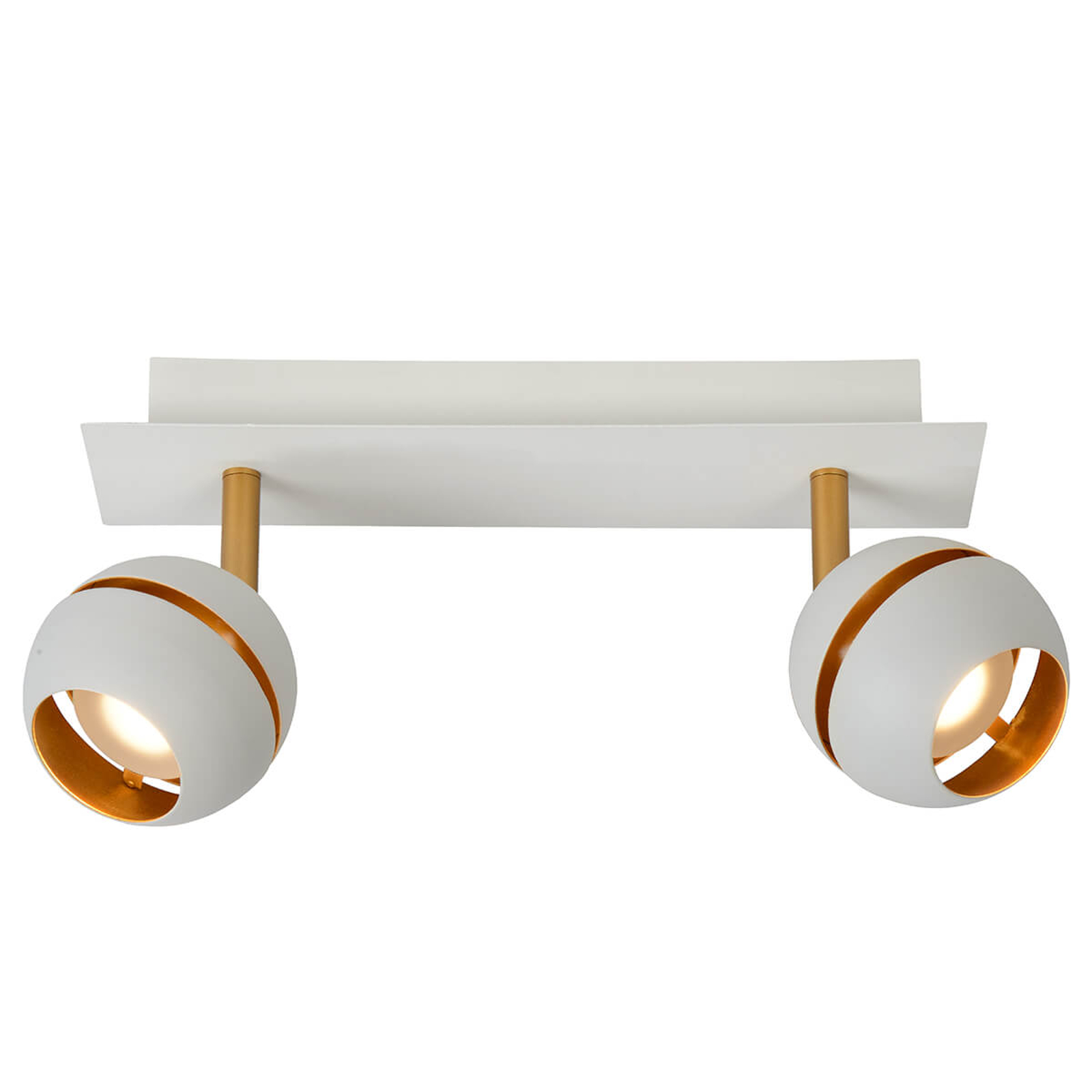 LED-kattovalaisin Binari, 2-lamppuinen, valkoinen