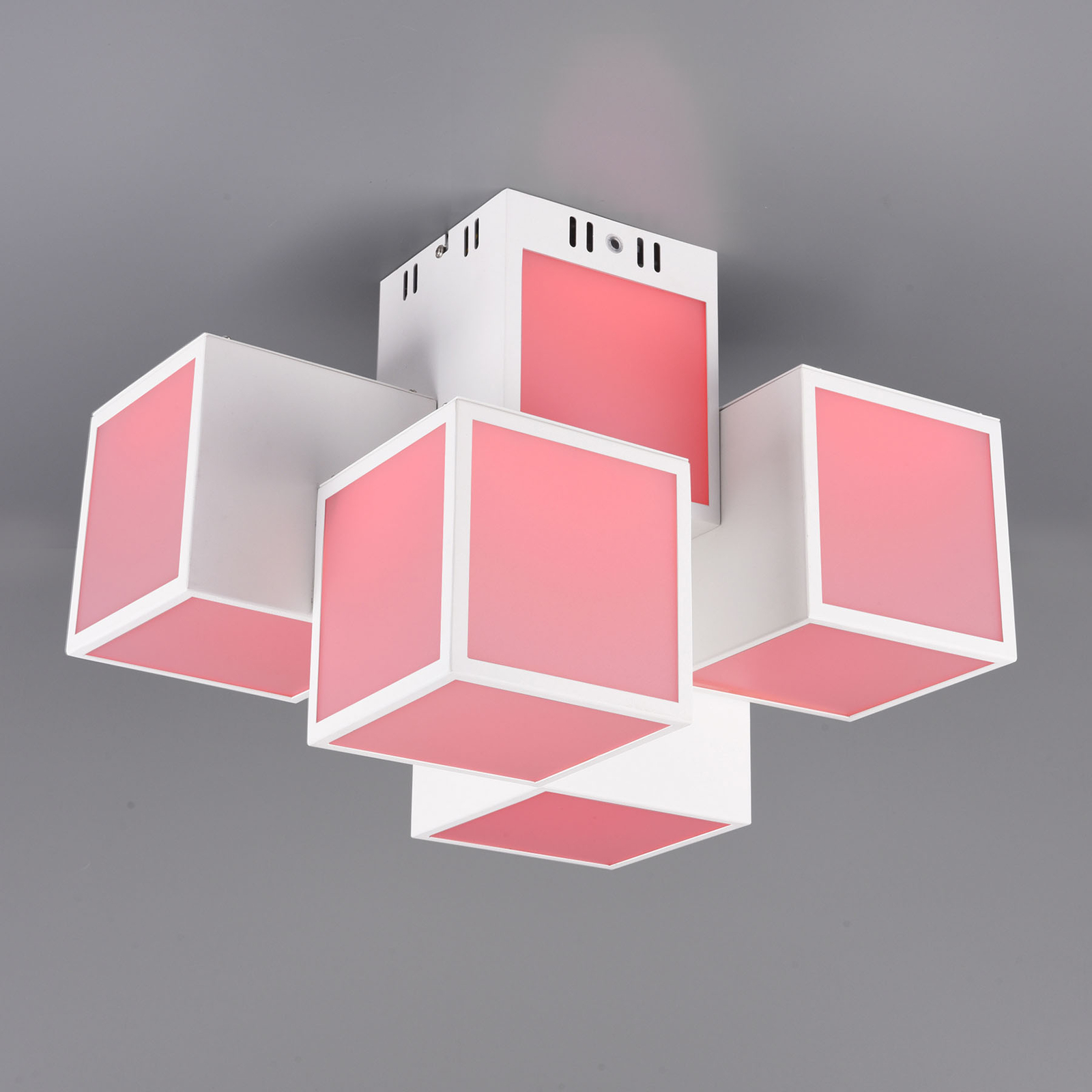 Trio WiZ Oscar LED-kattovalo 45x30cm, valkoinen