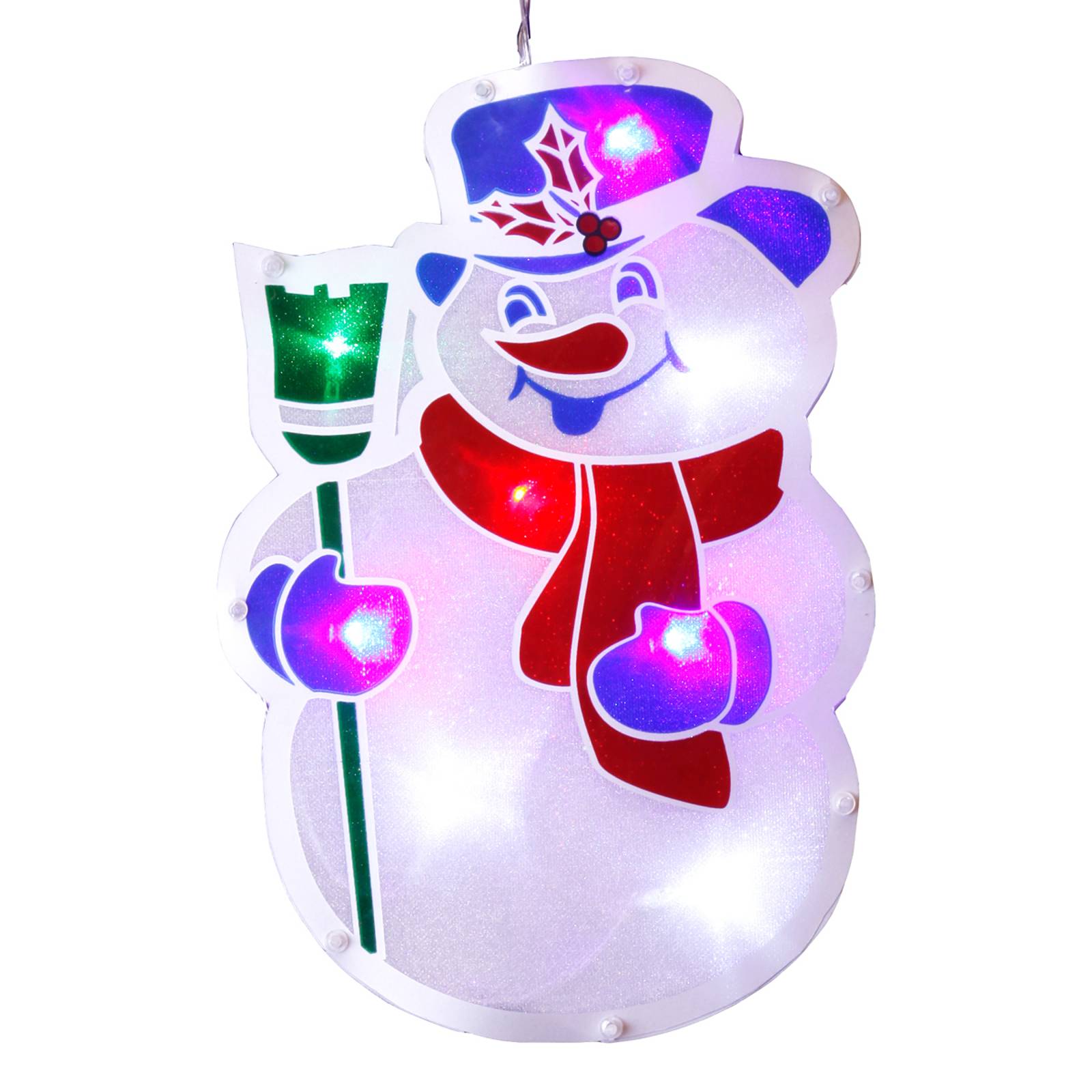 Schneemann-LED ikkunakoriste - lumiukko