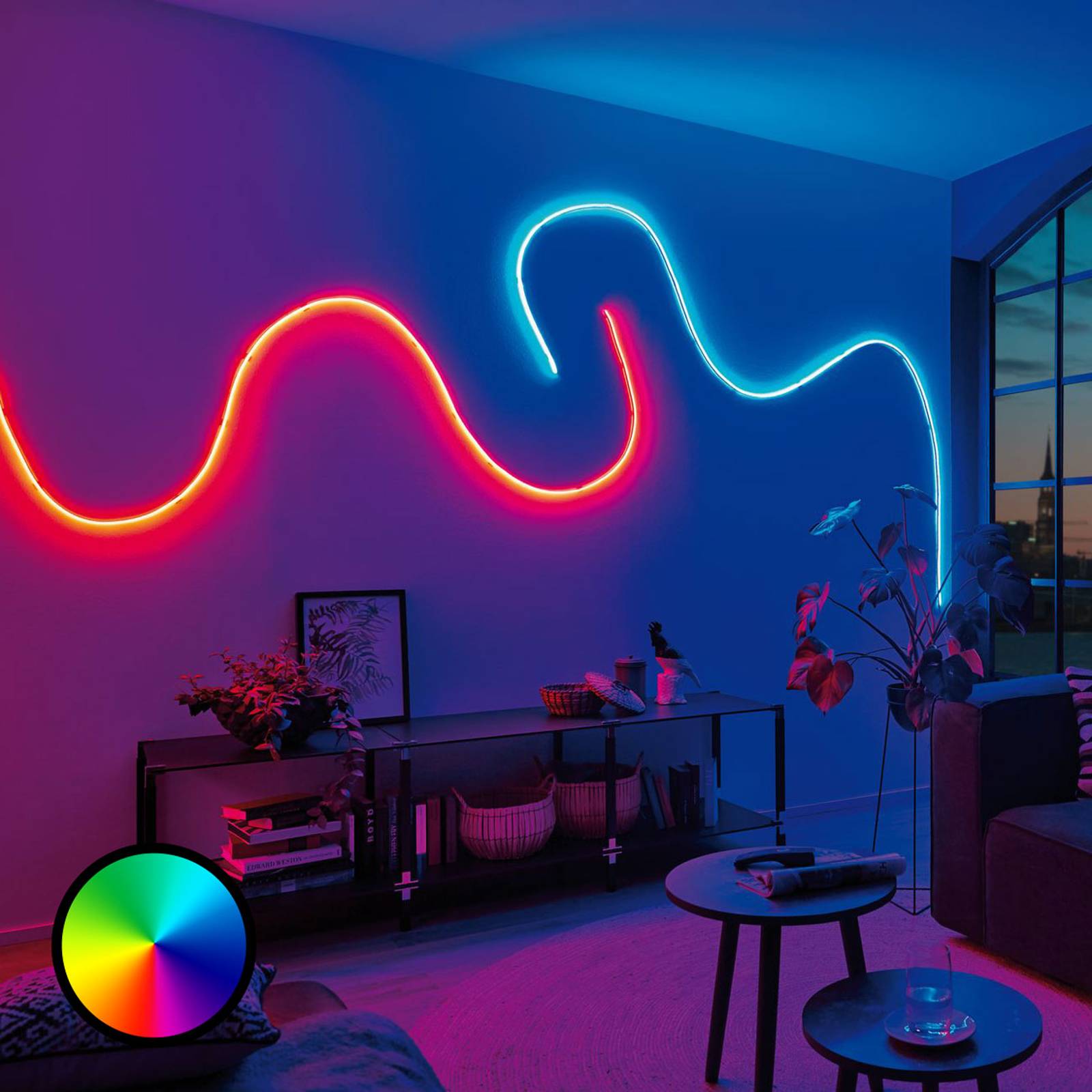 Paulmann MaxLED Flow -perussetti RGB 5 m