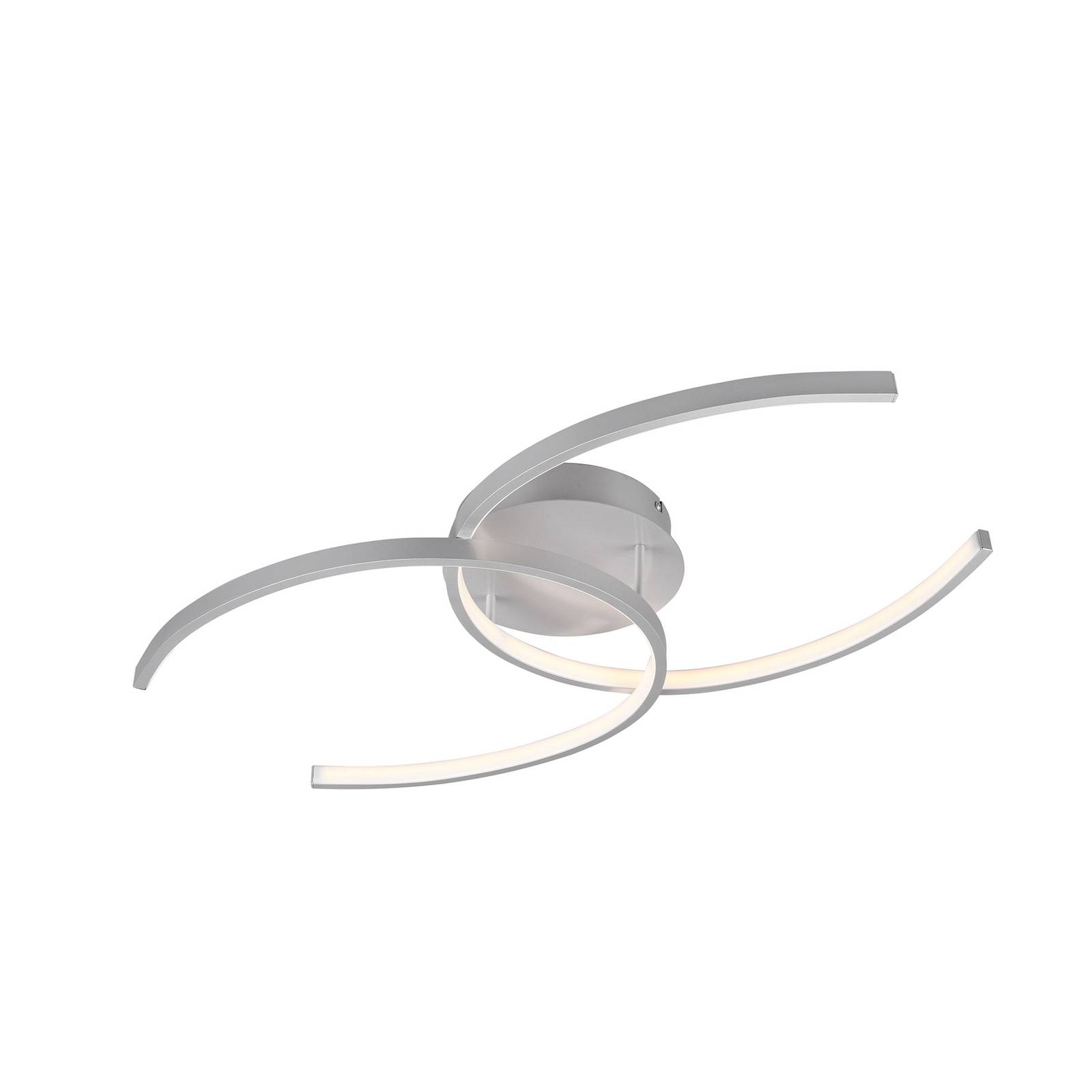 Lindby Cirlio -LED-kattovalaisin CCT, hopea