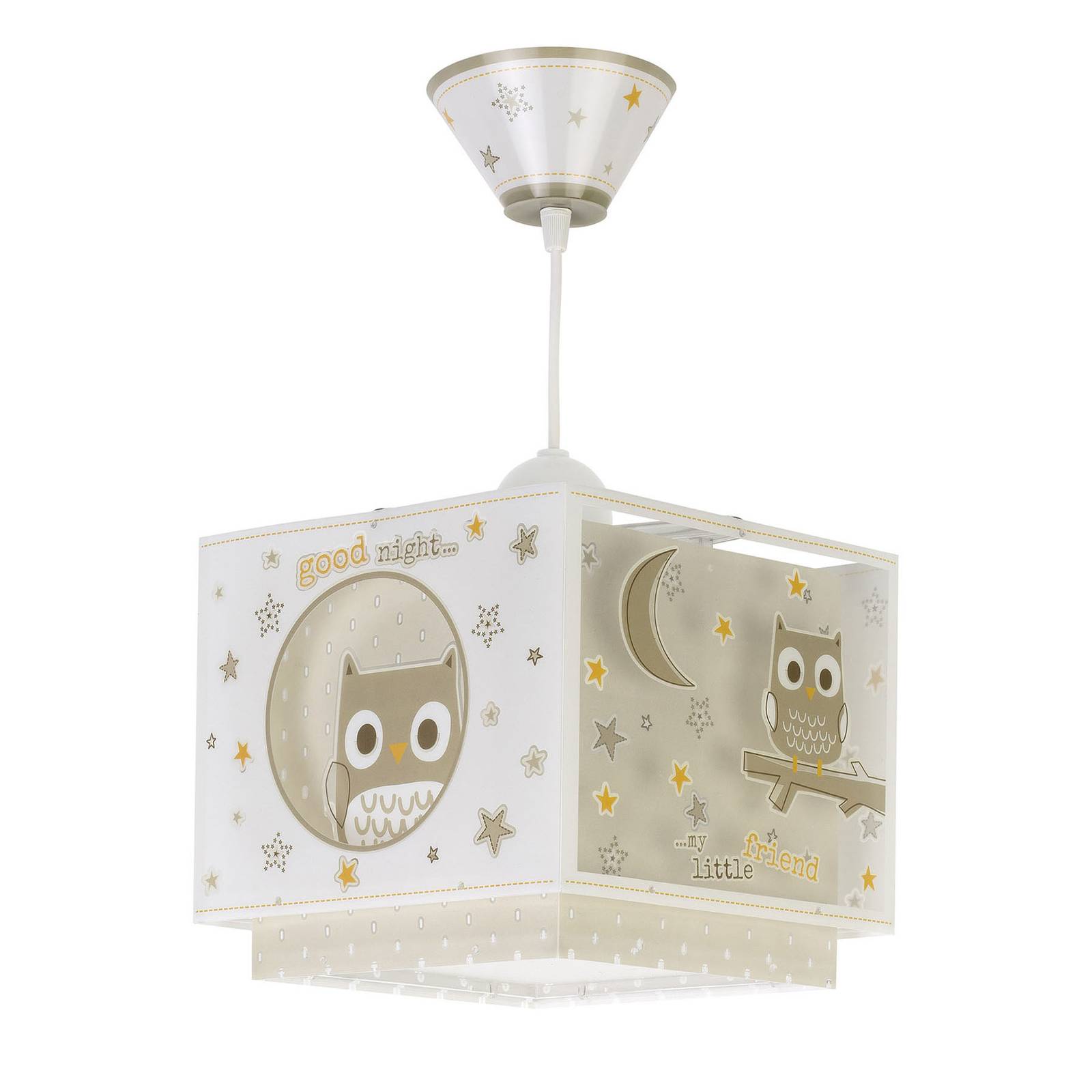 Lastenhuoneen riippuvalaisin Good Night, 1-lamp.