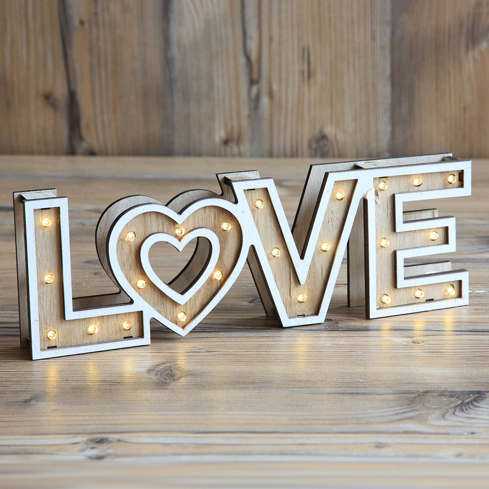 Aimi Love - LED-pöytävalaisin, paristokäyttöinen