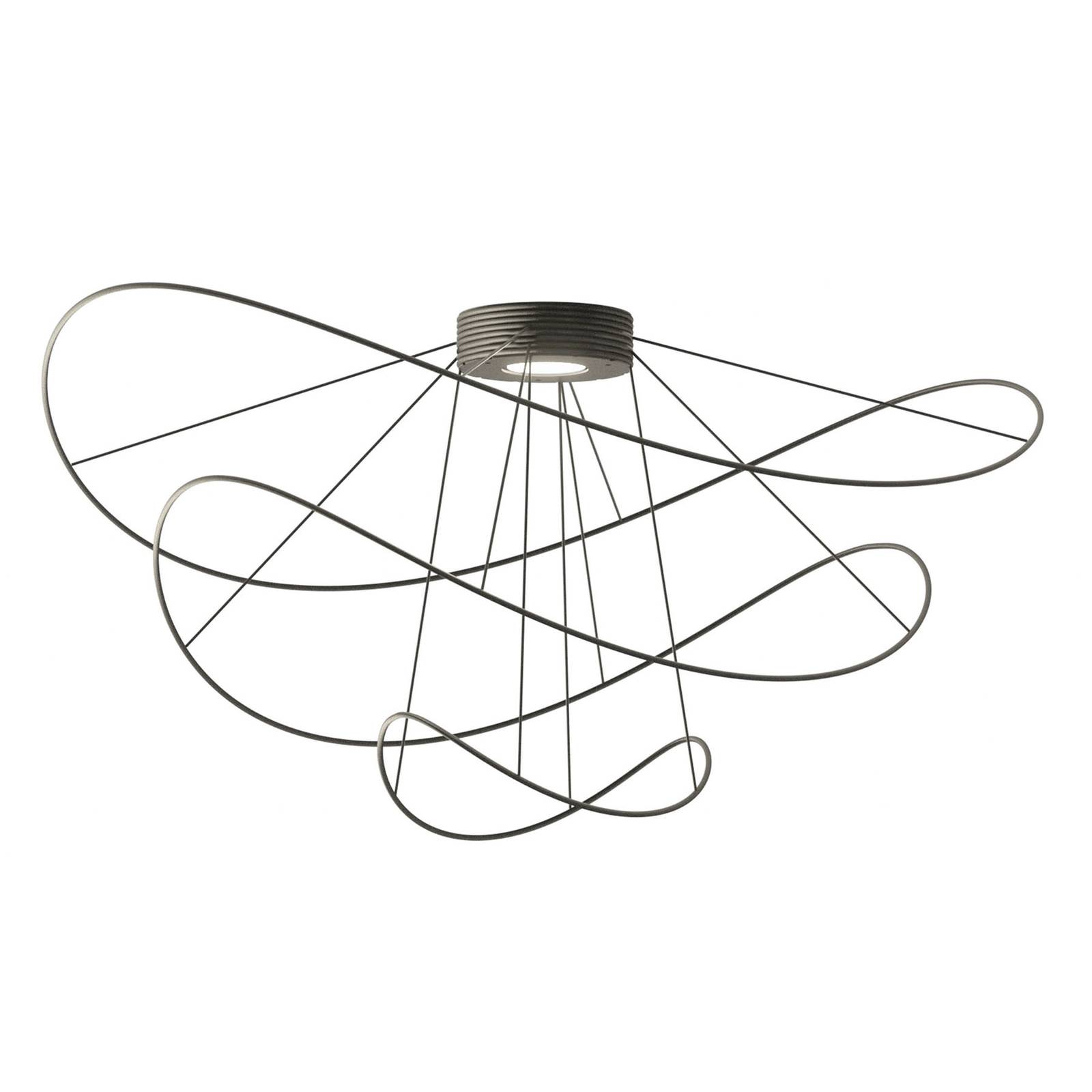 Axolight Hoops 2 LED-kattovalaisin, musta